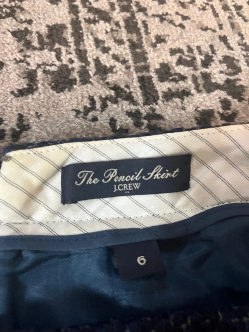 Jcrew tweed pencil skirt